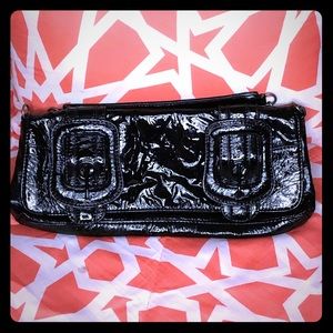 Black Patent Leather Clutch